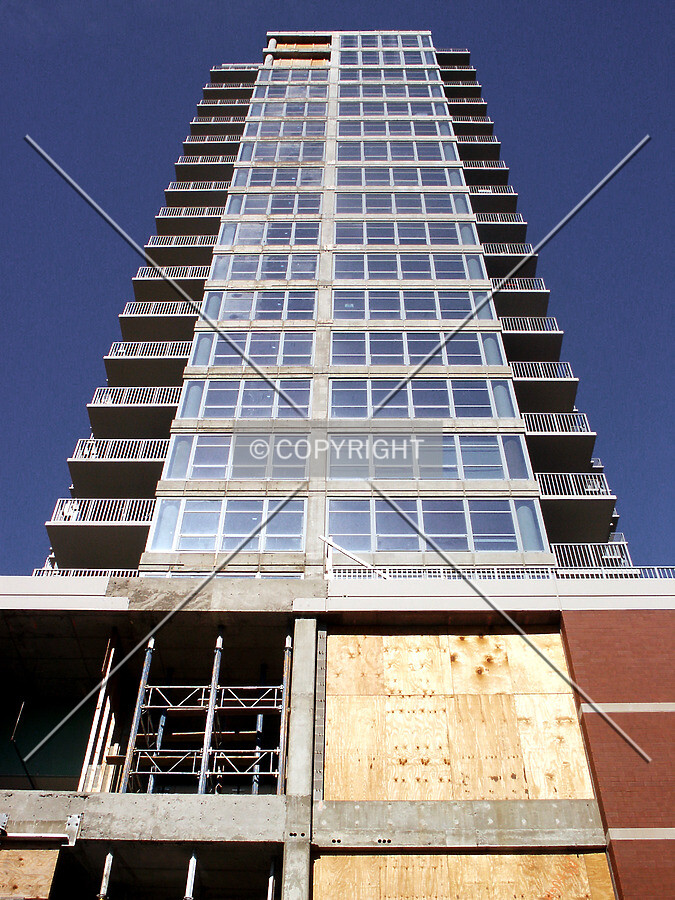 Looking up the east side