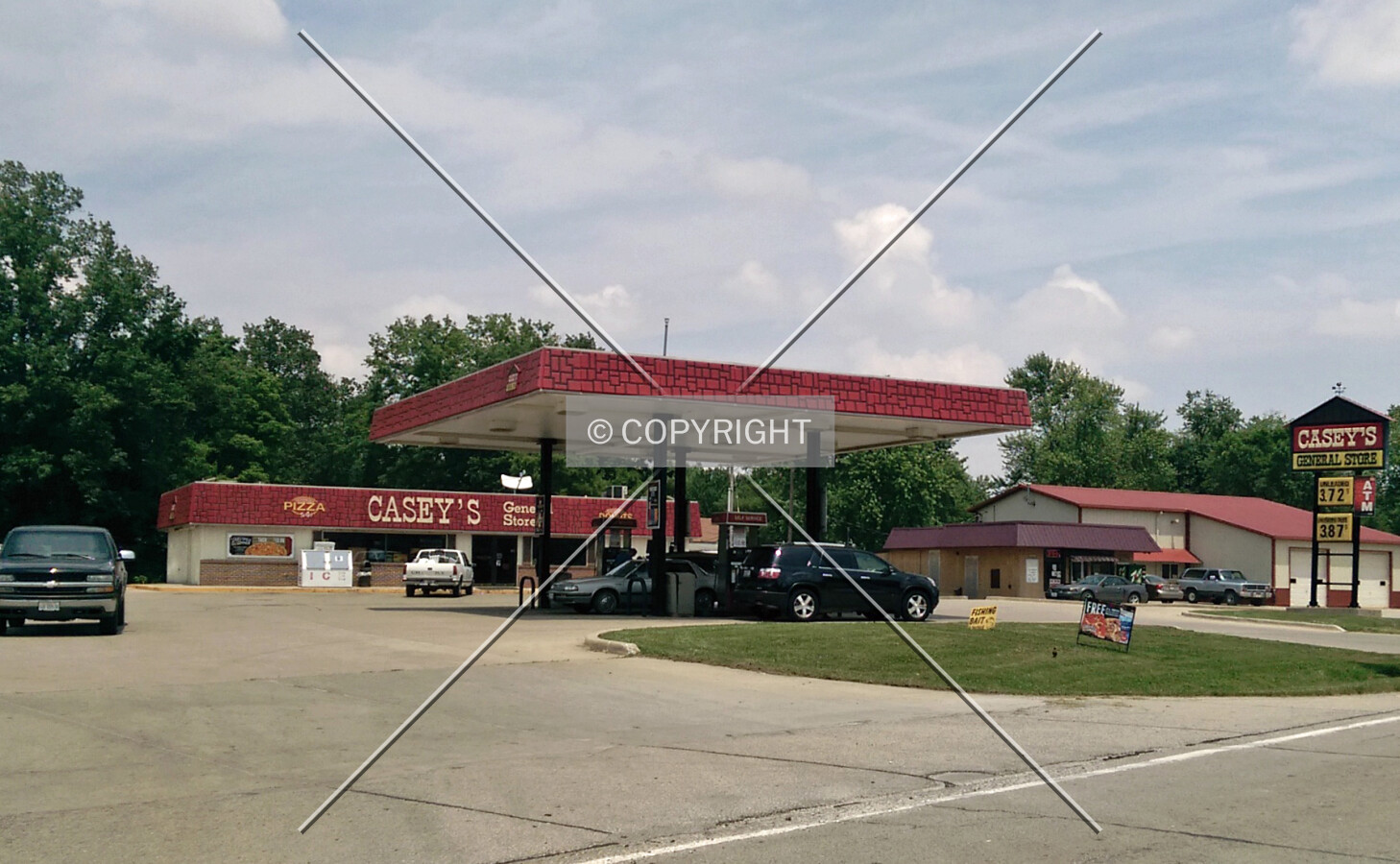View from the southwest; May 31, 2015