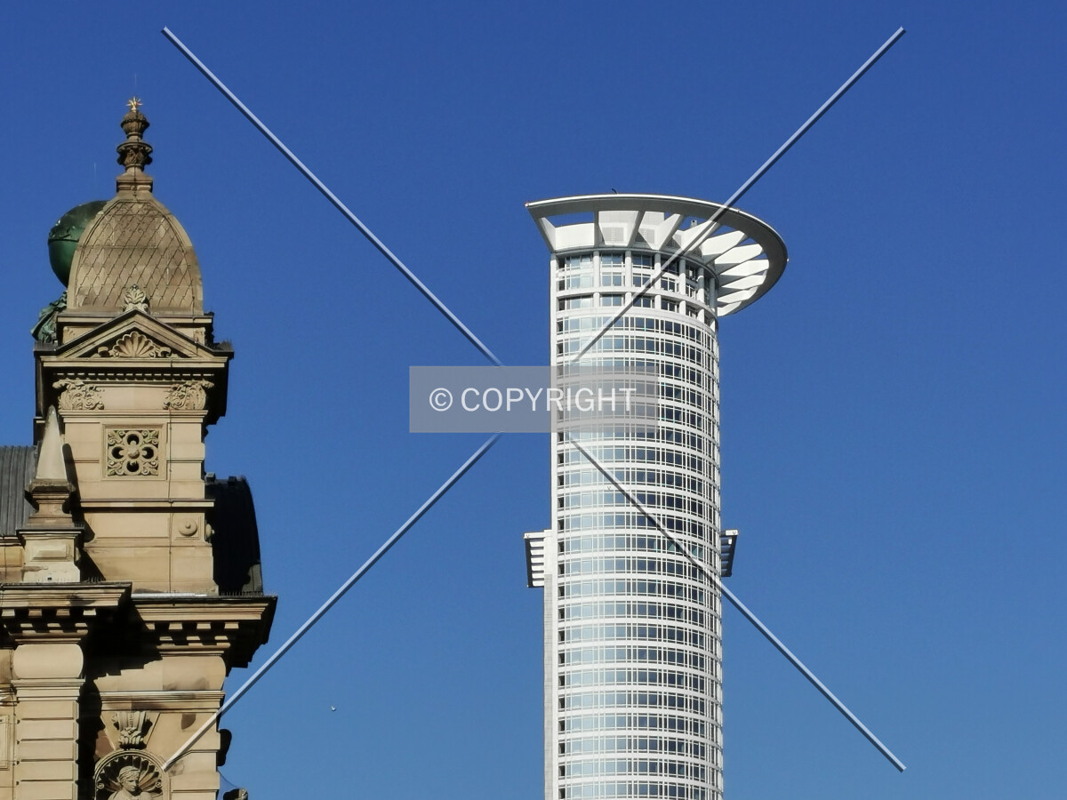 Modern architecture meets historic architecture