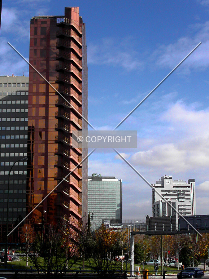 Western side of the tower