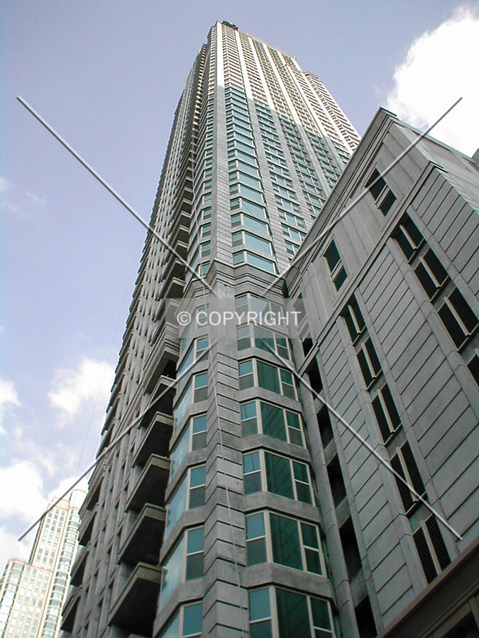 Exterior low angle Superior Street elevation