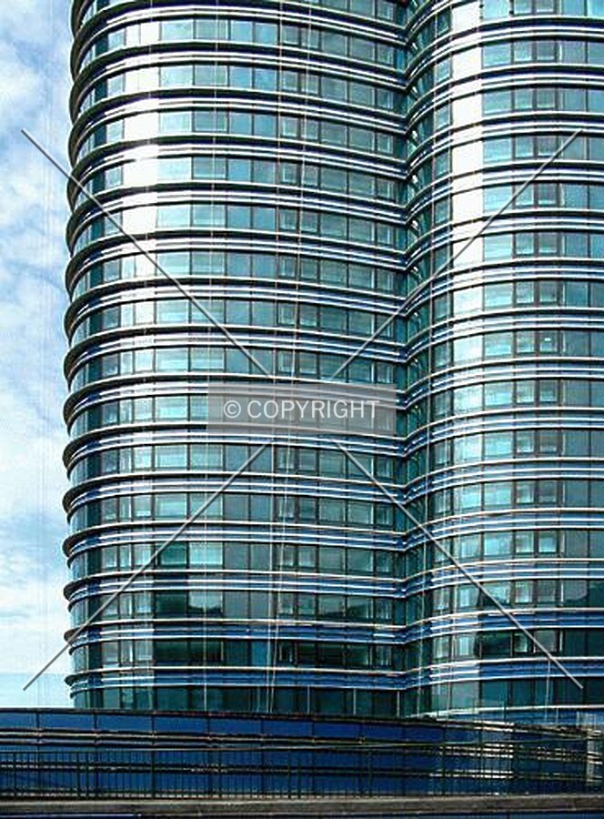 Highcliff - detail of elevation at podium level