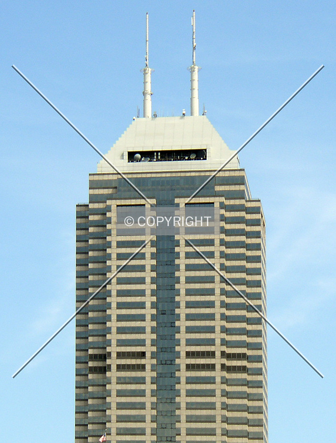 Looking north towards the upper floors from Georgia Street