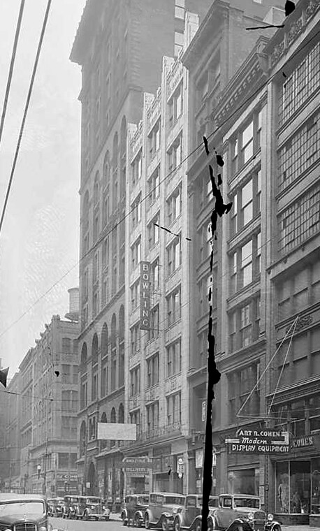 Vintage view from the west