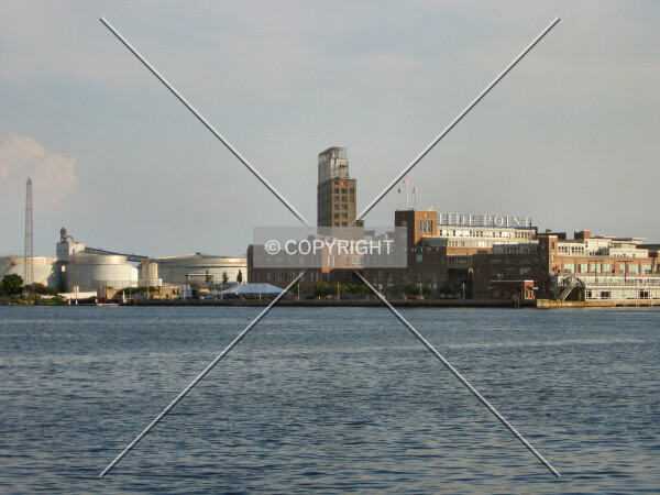View to the south from a pier in Fell's Point