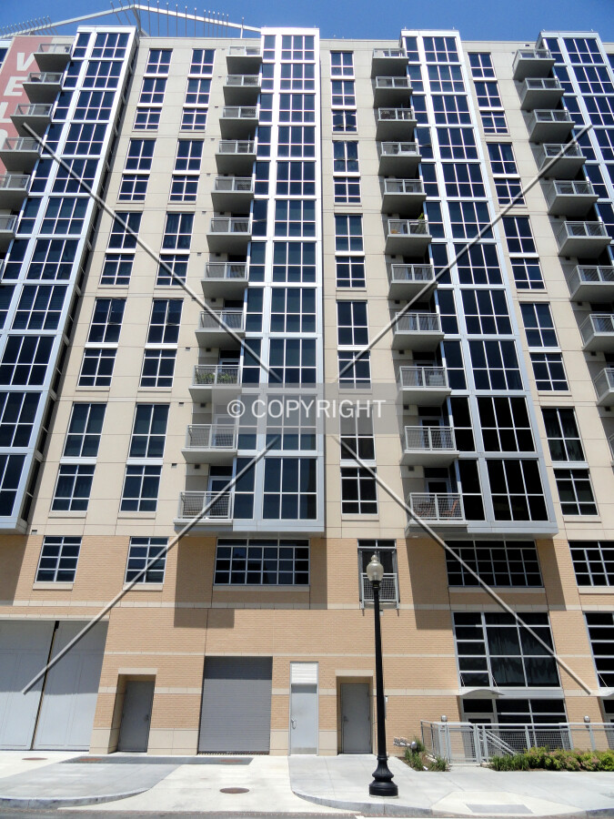 Looking up the L Street side
