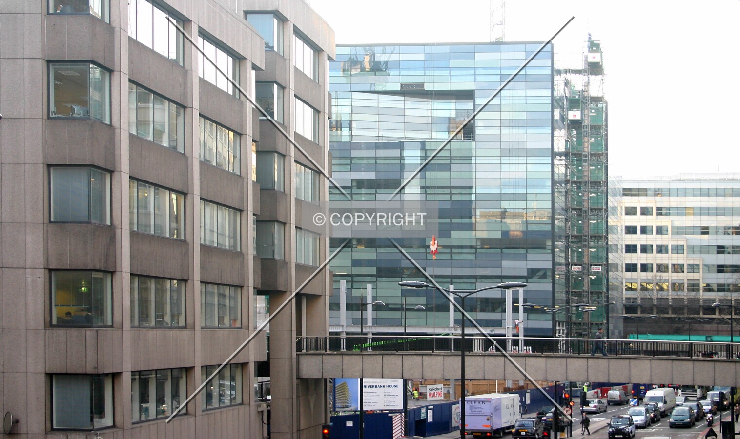 View west from London Bridge