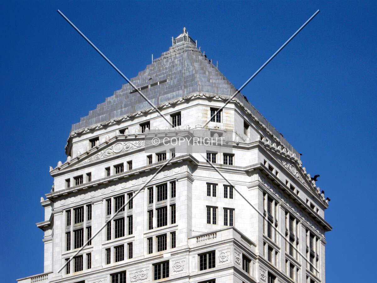 Looking up from the southeast