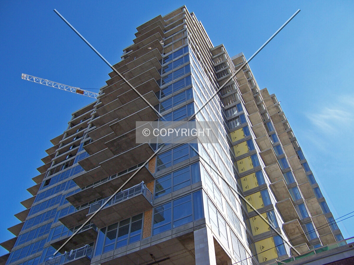 Looking up the northwest corner from 16th Street