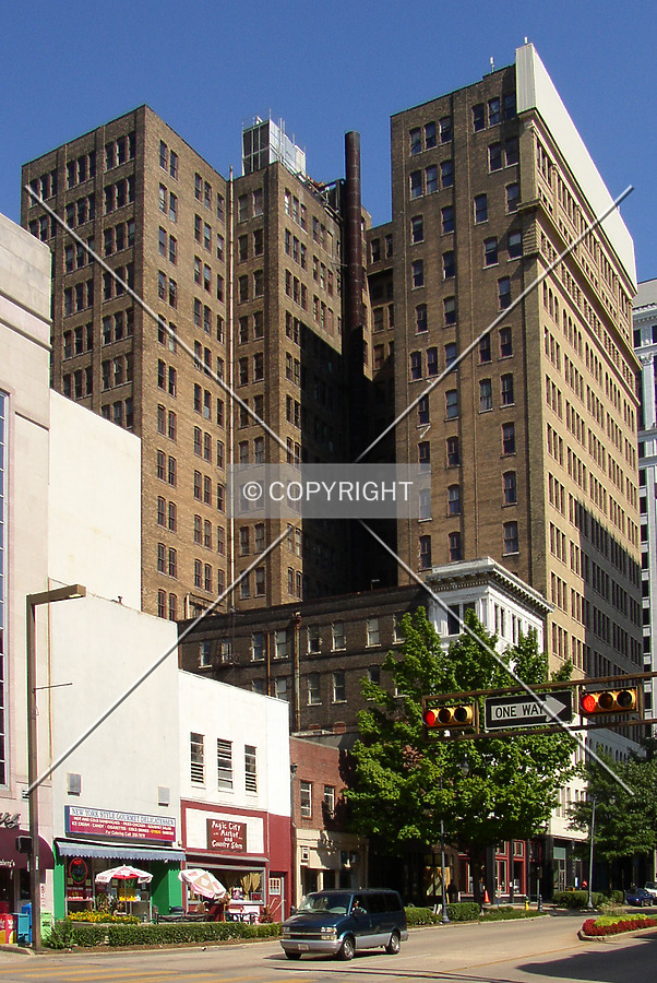 Looking southeast from 20th Street