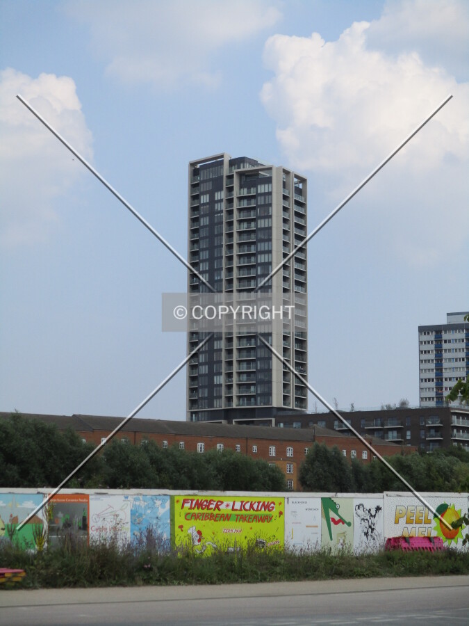 View from Pudding Mill lane