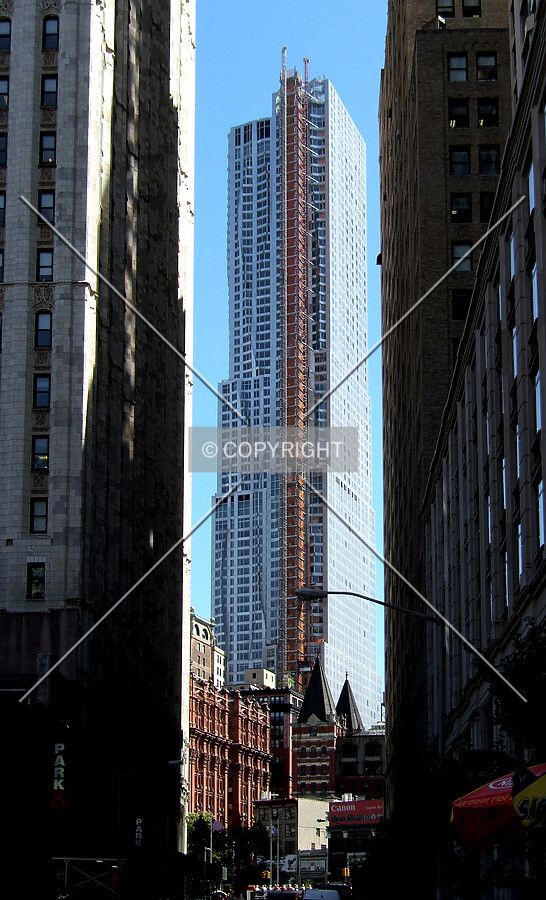 View from the northwest along Barclay Street