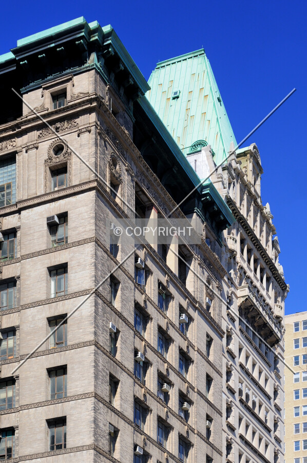 View of the Southeast corner of the building alongside it's neighbour