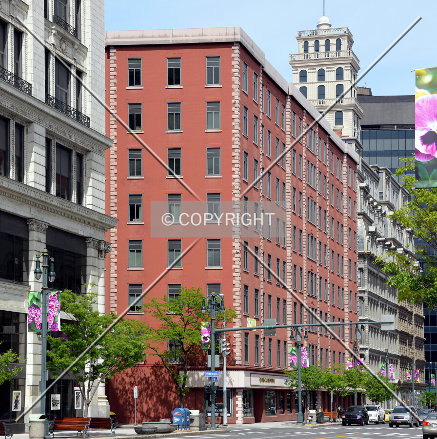 View from the southwest on Main Street
