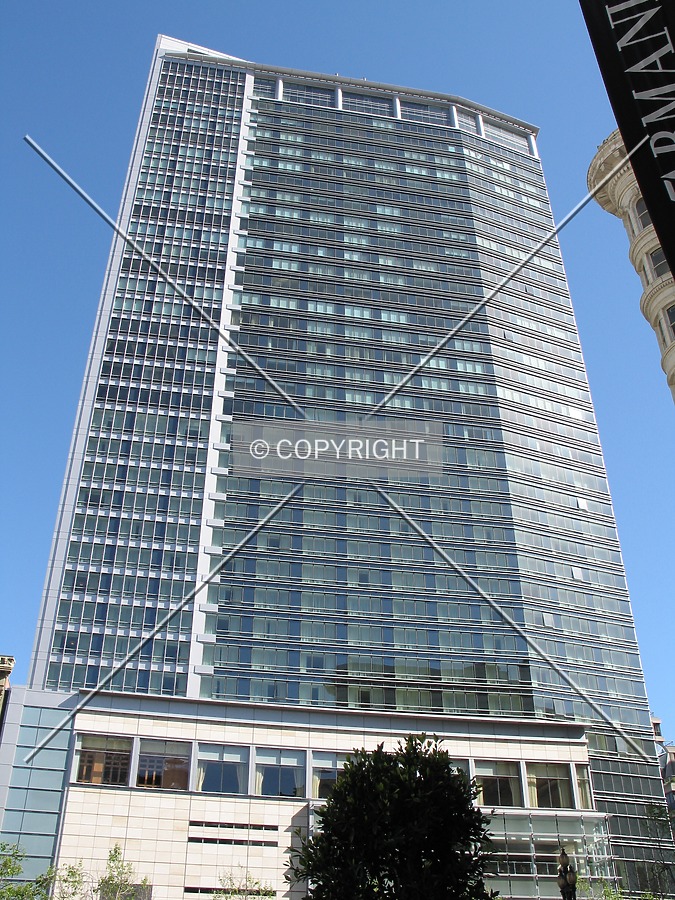 Looking up from the northwest