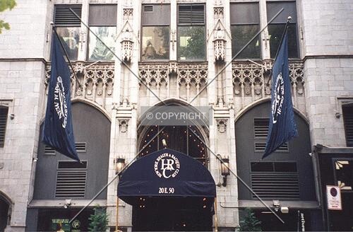 View of the north entrance