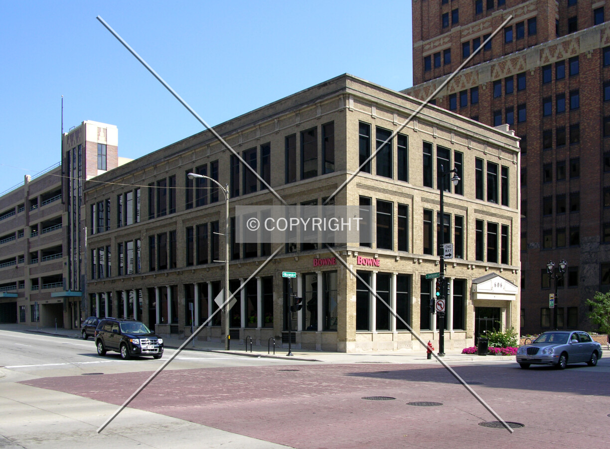 From across East Wisconsin Avenue to the southwest