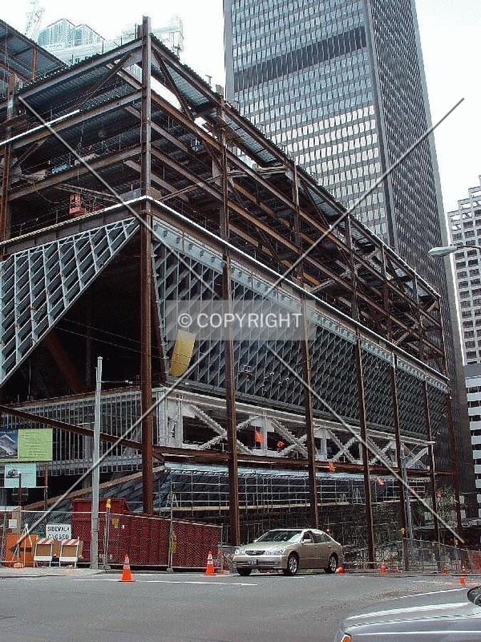 Fifth Avenue view of super-structure