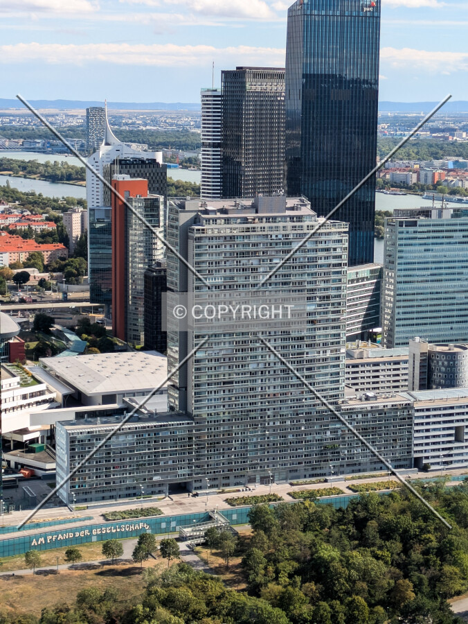 Elevated view from the northwest