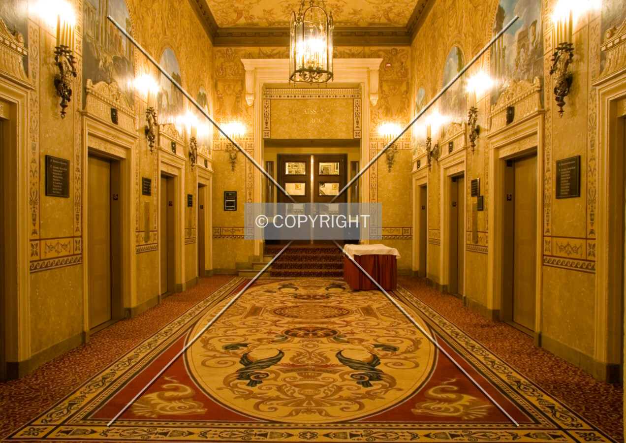 Corridor to the Renaissance Balroom