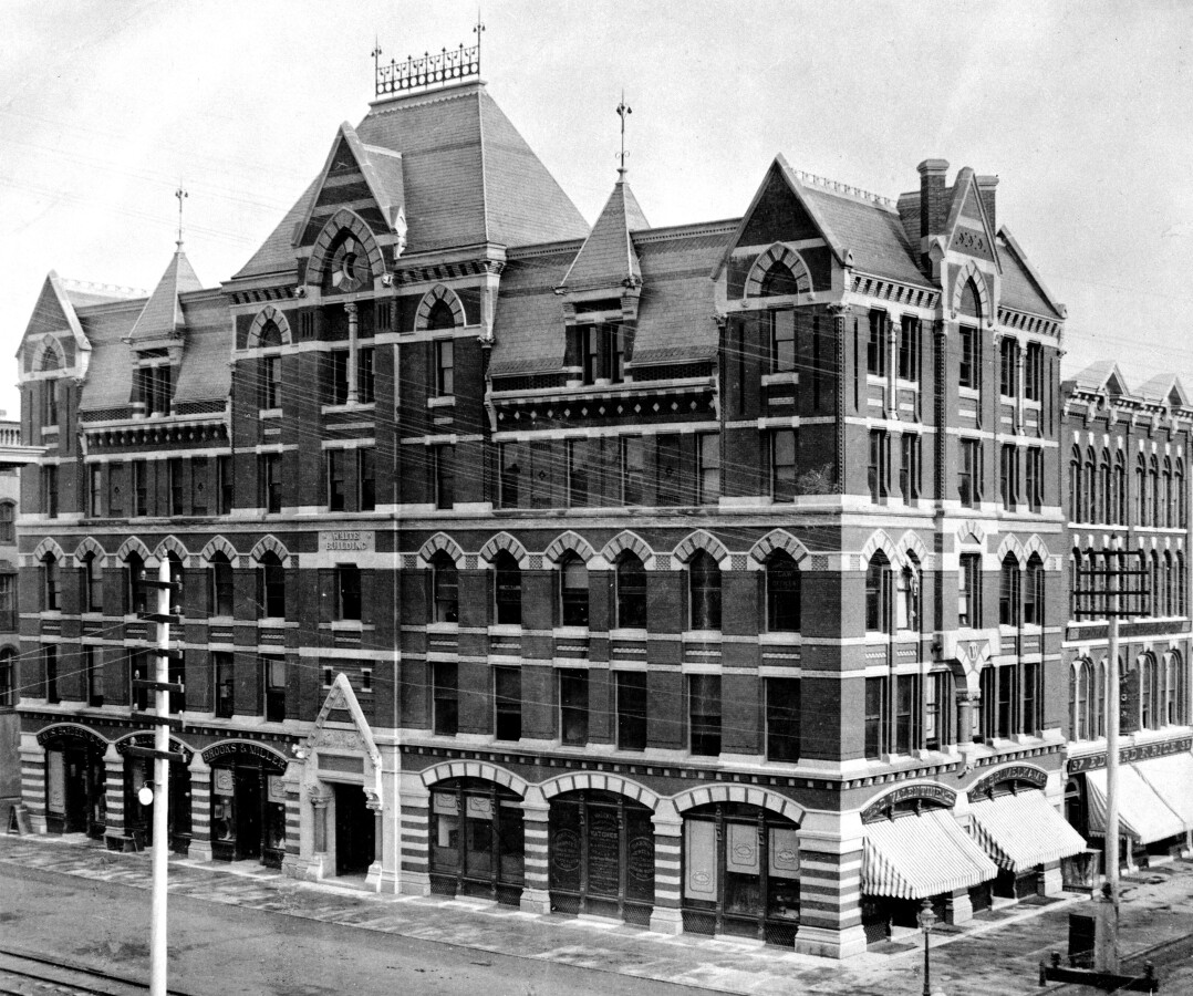 Vintage view from the northwest