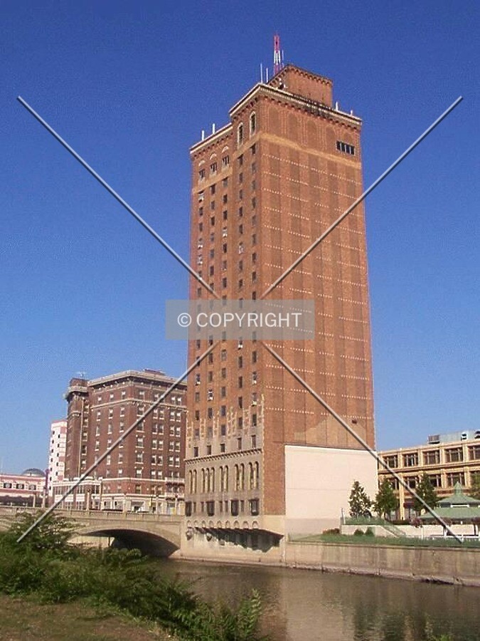 From the west riverbank