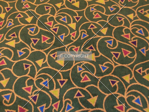Carpet in hotel lobby