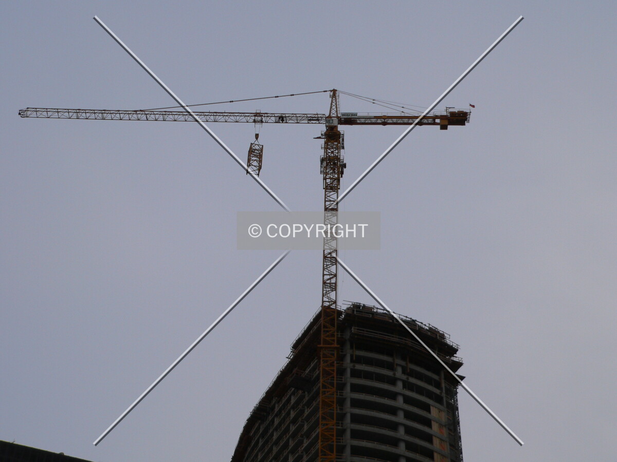Adding a section to the tower crane