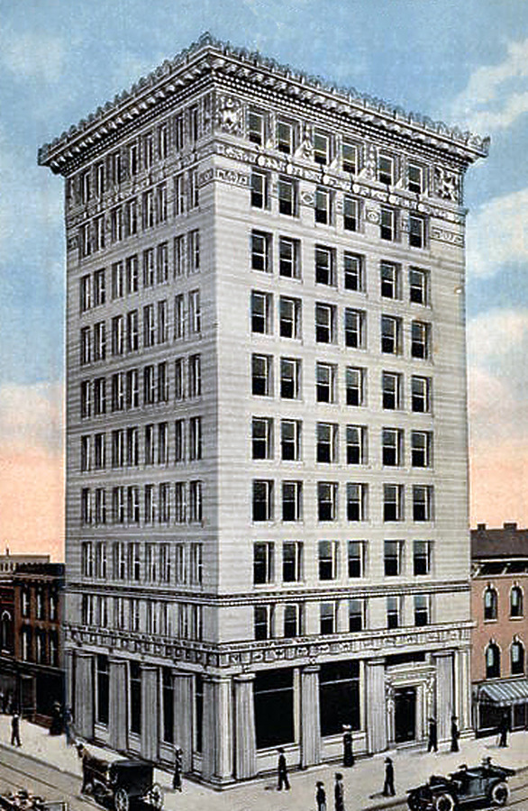 Vintage view from the southwest