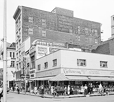 Vintage view from the southwest