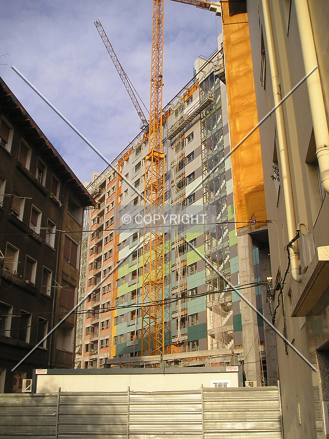 View of the north facade