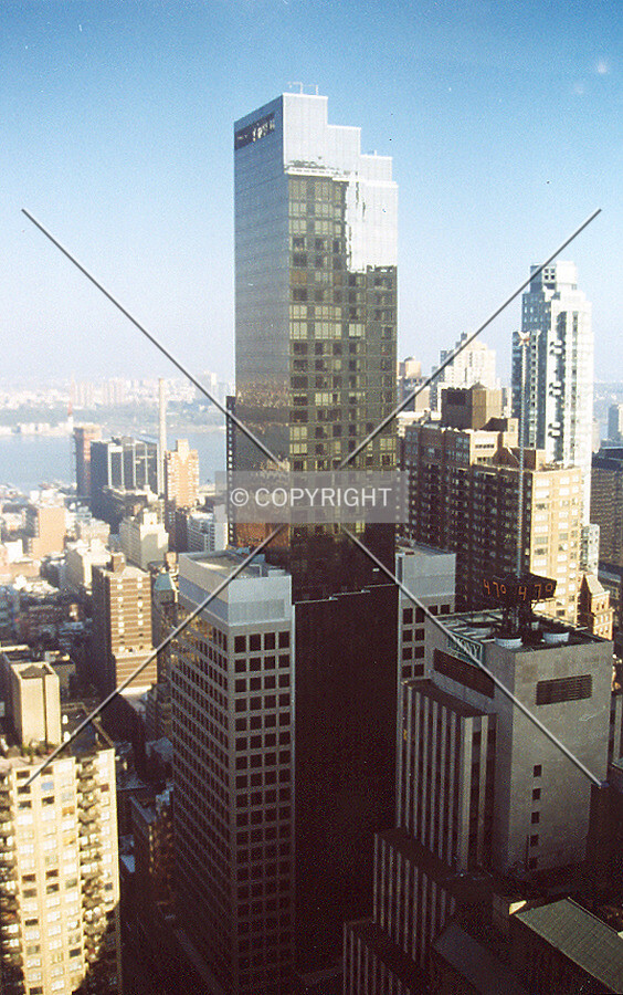 View from 54th floor of Rihga Royal Hotel