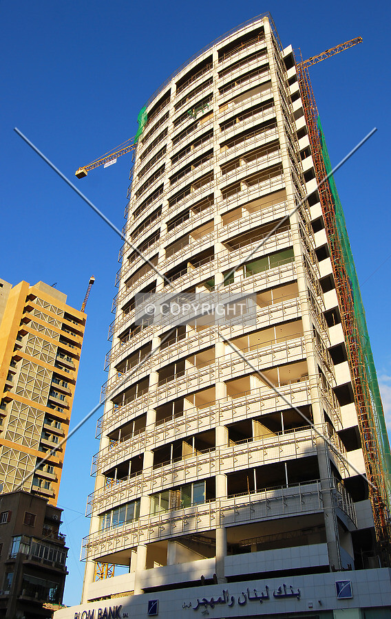 Looking up from the southwest