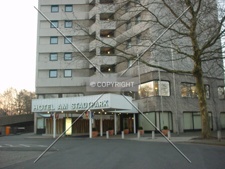 Entrance to the hotel