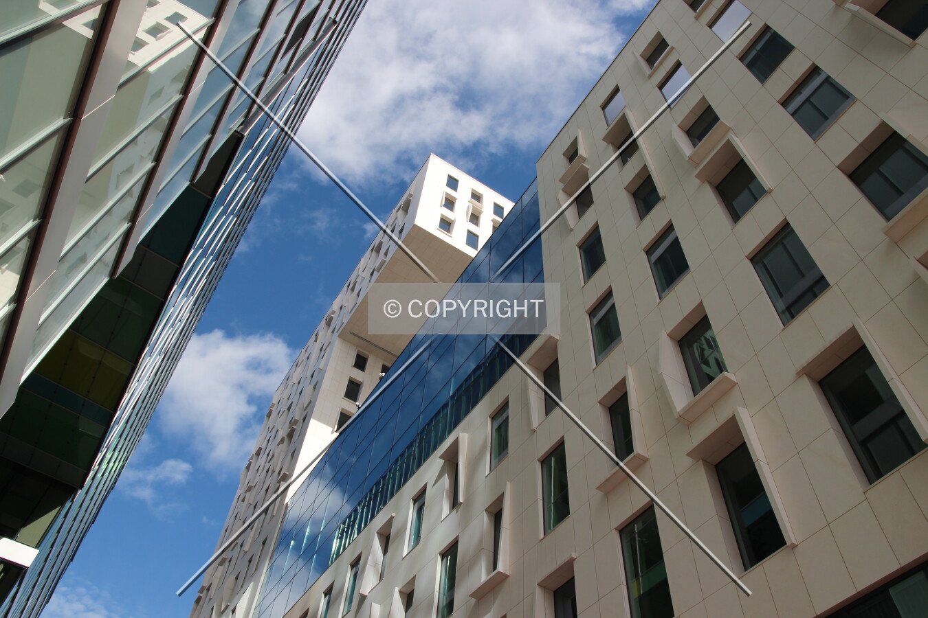 Looking up on the "hammer"