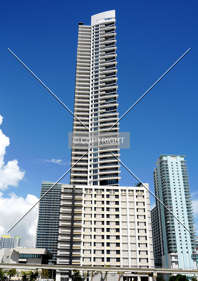 Looking up from the south