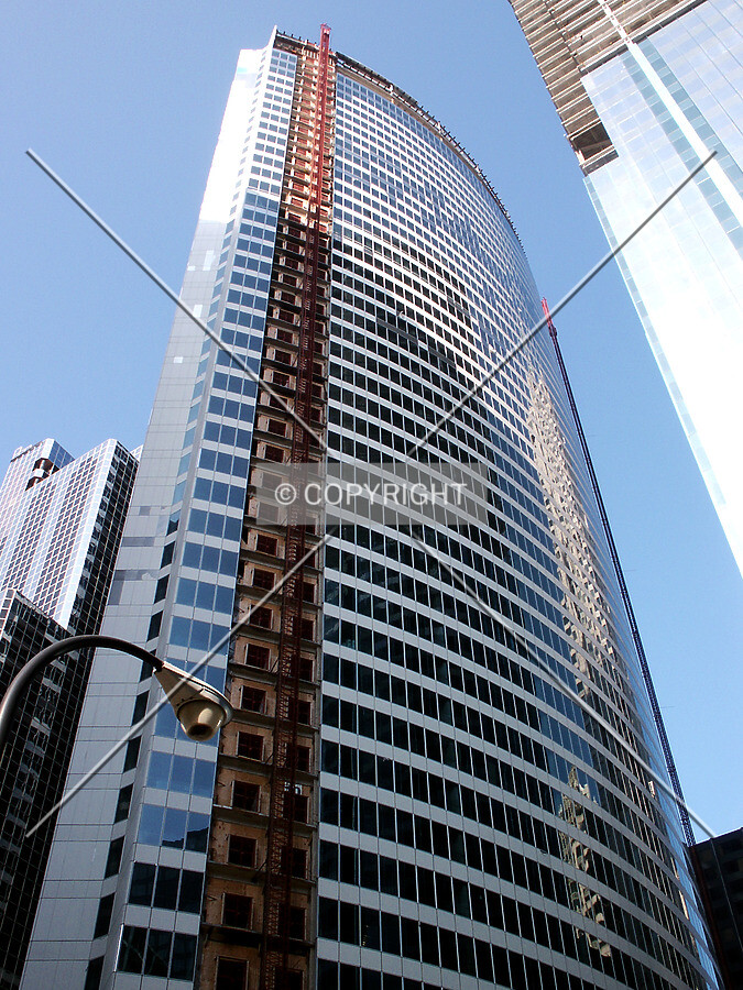 Looking up from the southwest