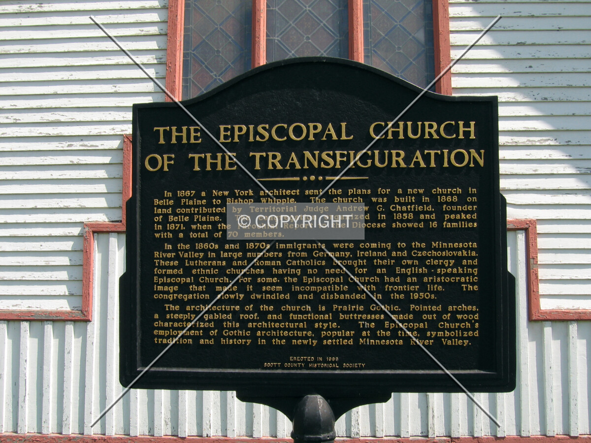 Scott County Historical Society plaque