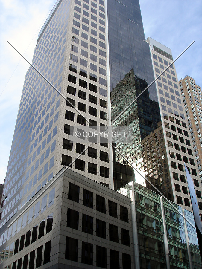Looking up the southwest corner