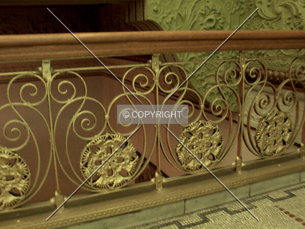 Stairway railing