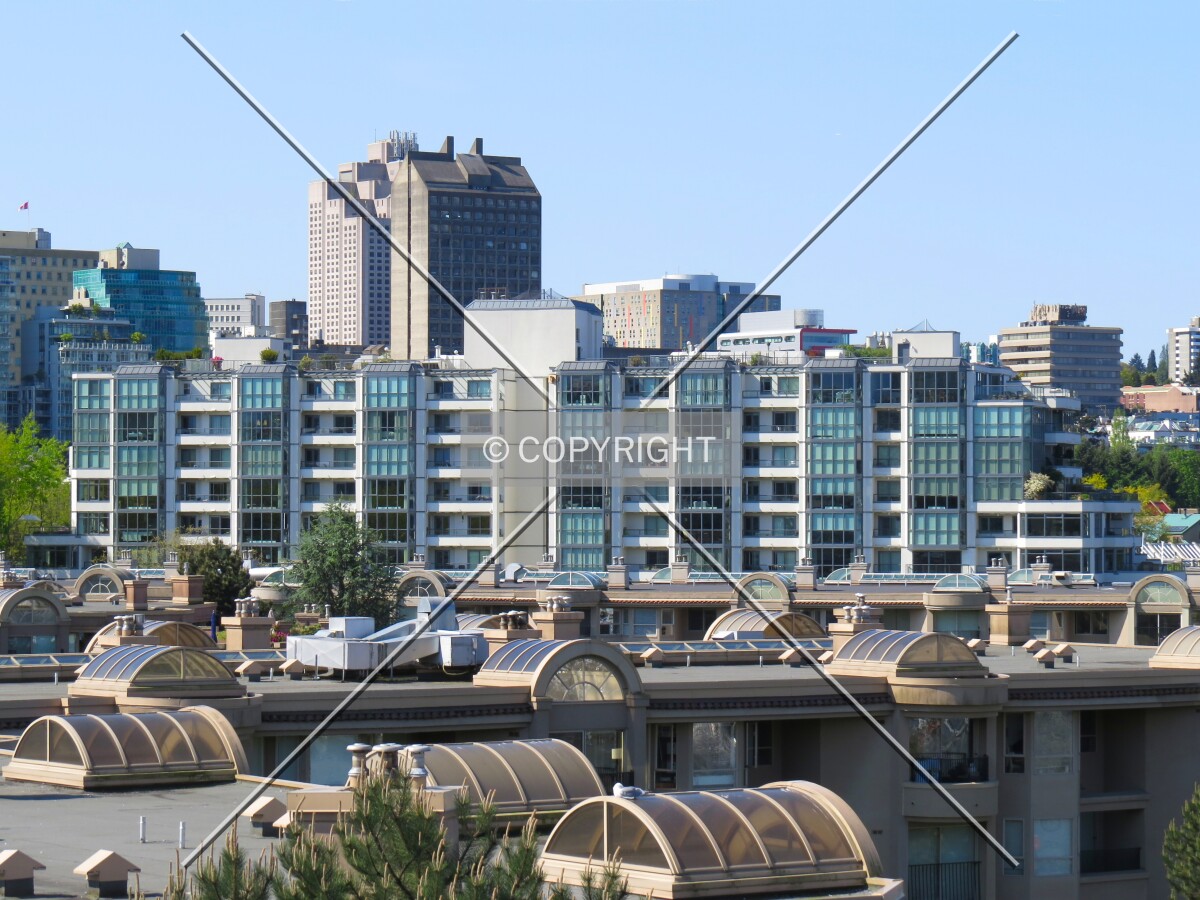 View to the southwest from the Cambie Bridge