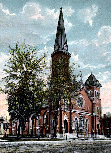 Vintage view from the southeast