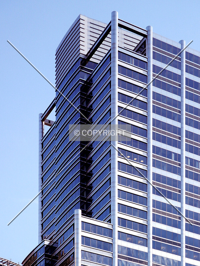 Top floors at the northeast corner