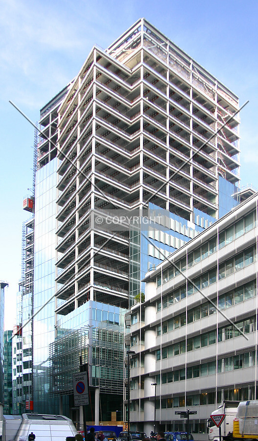 View northwest from Moorfields