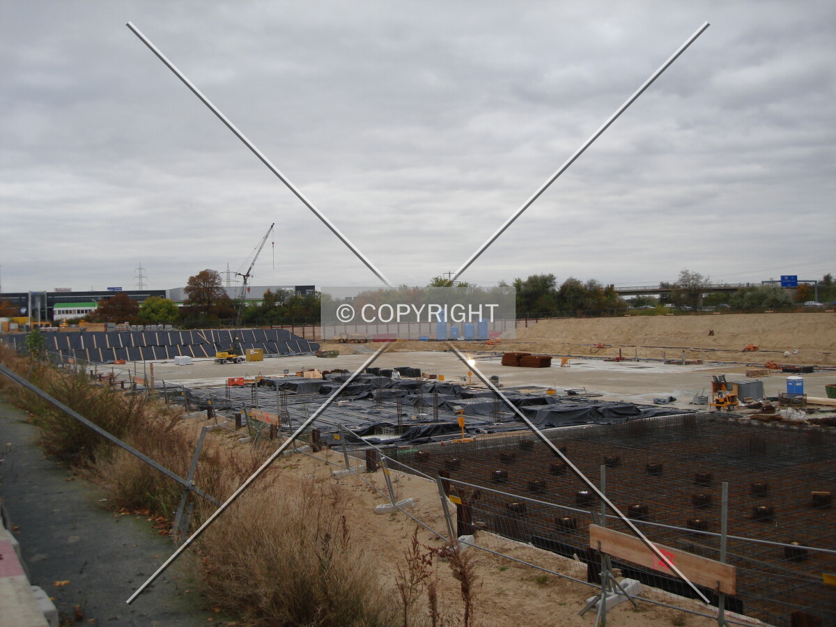 View over the site