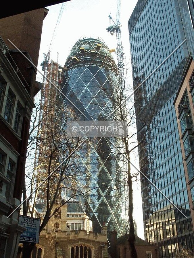 Full height view from Great St Helen's (24/01/03)