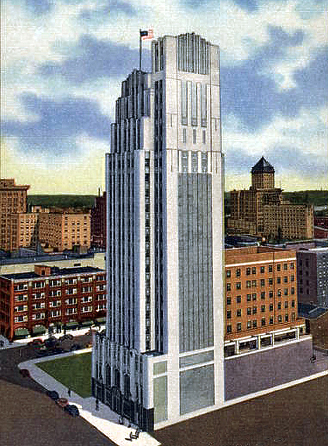 Vintage view from the northwest