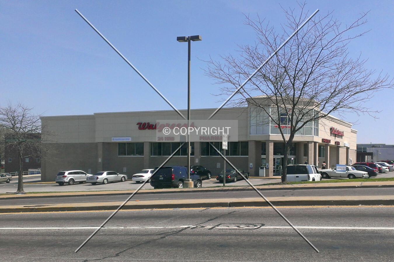 View from the northwest; April 19, 2014