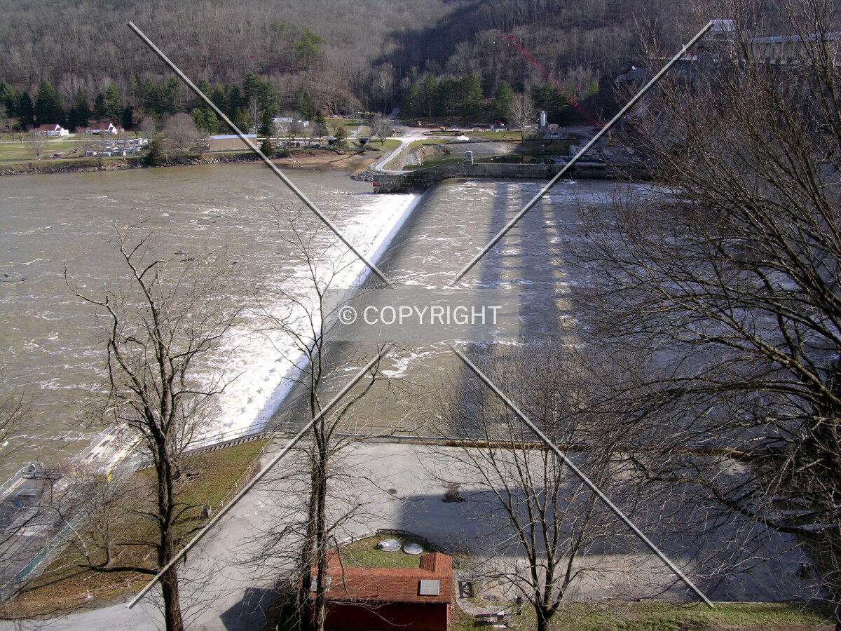 Spillway from the west