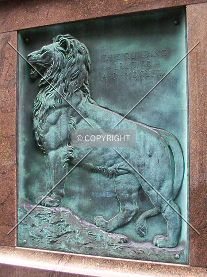 The west lion